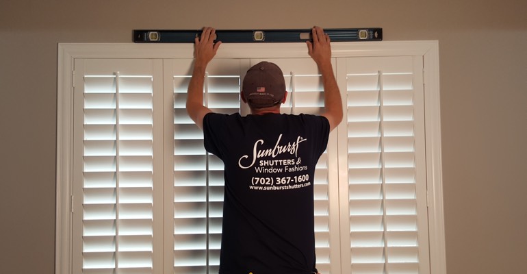 Southern California plantation shutter measurement